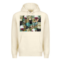Sandshell California Wine with Leopard Background Premium Hoodie - Bettercallsaul