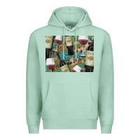 Seafoam California Wine with Leopard Background Premium Hoodie - Bettercallsaul