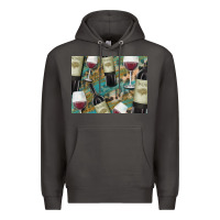 Smoke California Wine with Leopard Background Premium Hoodie - Bettercallsaul