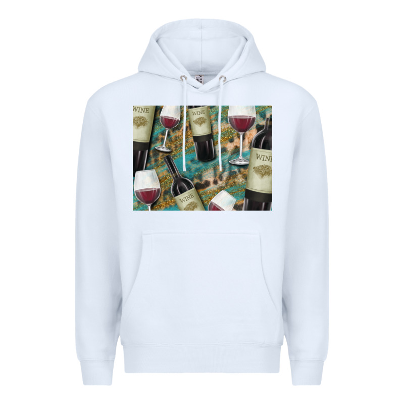 California Wine With Leopard Background Premium Hoodie by Bettercallsaul | Teevron