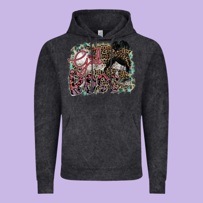 Girl Boss Vintage Hoodie Designed By Sublimationcraftshop