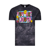 Cloud Black you are enough Vintage Tee - JahusDesignShop