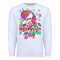 White Pride Day LGBTQ Premium Sweatshirt - BundleAndBundleShop