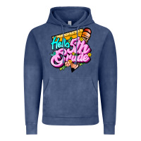 Vintage Denim hello 5th grade Vintage Hoodie - JahusDesignShop