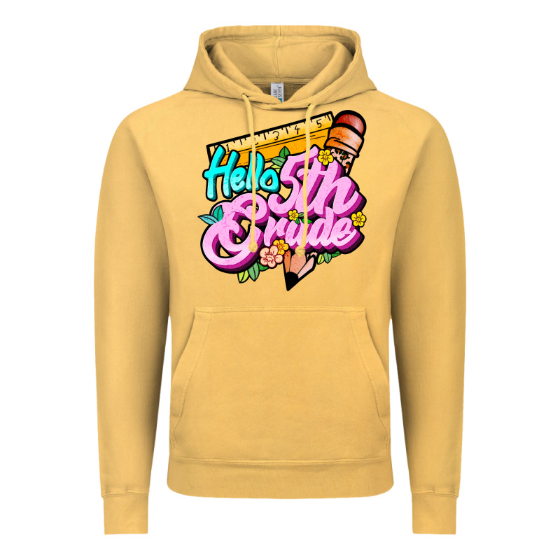 Hello 5th Grade Vintage Hoodie by JahusDesignShop | Teevron