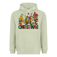 Matcha I Dig Christmas Heavyweight Hoodie - MaliasSmallBusiness