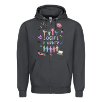 Smoke social worker Zipper Hoodie - MaliasSmallBusiness