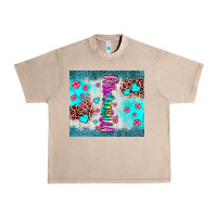 French Oak mommy leopard turquoise Urban Heavy Tee - JahusDesignShop