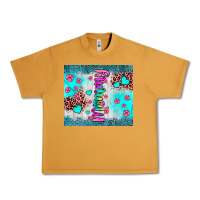 Peanut Butter mommy leopard turquoise Urban Heavy Tee - JahusDesignShop