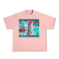 Salmon mommy leopard turquoise Urban Heavy Tee - JahusDesignShop