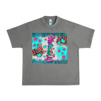 Tornado mommy leopard turquoise Urban Heavy Tee - JahusDesignShop