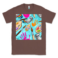Chestnut find art class seamless pattern Classic Tee - BundleAndBundleShop