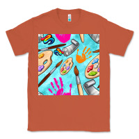 Copper find art class seamless pattern Classic Tee - BundleAndBundleShop