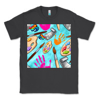 Smoke find art class seamless pattern Classic Tee - BundleAndBundleShop