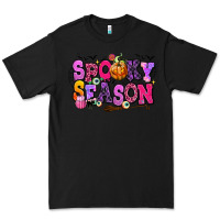 Black Spooky season Halloween Premium Tee - RanaPortraitStore