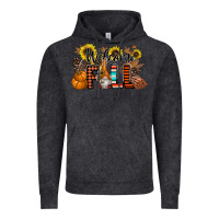 Vintage Black Welcome Fall Pumpkin Vintage Hoodie - CowhideDigitalArt