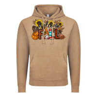 Vintage Coffee Welcome Fall Pumpkin Vintage Hoodie - CowhideDigitalArt