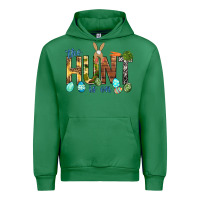 Emerald The hunt is on with eggs Easter Day Urban Hoodie - HowdyJamesFarm