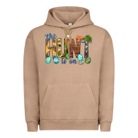 Pigment Burro The hunt is on with eggs Easter Day Urban Hoodie - HowdyJamesFarm
