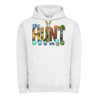 Pigment Lunar Rock The hunt is on with eggs Easter Day Urban Hoodie - HowdyJamesFarm