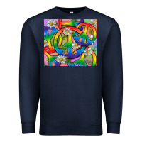 Navy Pride LGBTQ+ Peace Tumbler Premium Sweatshirt - BundleAndBundleShop
