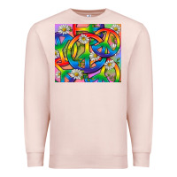 Pale Pink Pride LGBTQ+ Peace Tumbler Premium Sweatshirt - BundleAndBundleShop