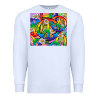White Pride LGBTQ+ Peace Tumbler Premium Sweatshirt - BundleAndBundleShop