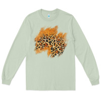 Matcha leopard glitter patch Long Sleeve Tee - AdoDesignShop