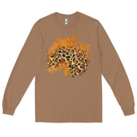 Toasted Coconut leopard glitter patch Long Sleeve Tee - AdoDesignShop