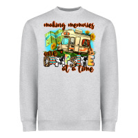 Heather Grey making memories one campsite at a time Heavyweight Sweatshirt - AdoDesignShop