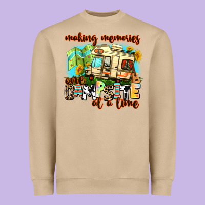 Making Memories One Campsite At A Time Heavyweight Sweatshirt Designed By Adodesignshop