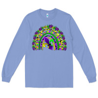 Colony Blue mardi gras rainbow Long Sleeve Tee - AdoDesignShop