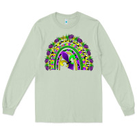 Matcha mardi gras rainbow Long Sleeve Tee - AdoDesignShop