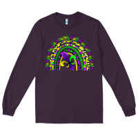 Plum mardi gras rainbow Long Sleeve Tee - AdoDesignShop