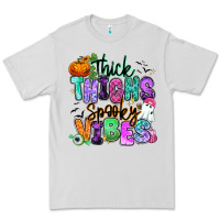 Dove Grey Thick thighs spooky vibes Premium Tee - RanaPortraitStore
