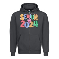 Smoke senior 2024 Zipper Hoodie - MaliasSmallBusiness