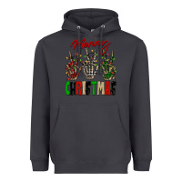 Smoke Merry Christmas skeleton hands Heavyweight Hoodie - NancyCooperArtShop