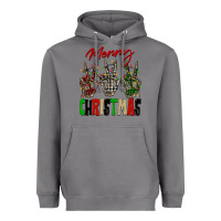 Storm Merry Christmas skeleton hands Heavyweight Hoodie - NancyCooperArtShop
