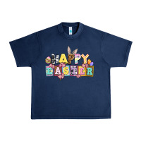 Navy happy easter Urban Heavy Tee - AdoDesignShop