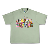 Oil Green happy easter Urban Heavy Tee - AdoDesignShop