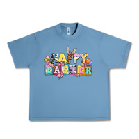 Pebble Blue happy easter Urban Heavy Tee - AdoDesignShop