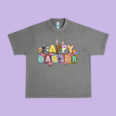Happy Easter Urban Heavy Tee Designed By Adodesignshop