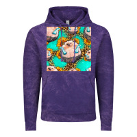 Cloud Purple hedgehog western seamless pattern Vintage Hoodie - HRA Design Shop