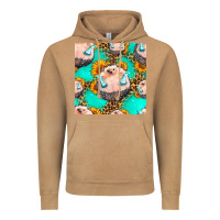 Vintage Camel hedgehog western seamless pattern Vintage Hoodie - HRA Design Shop