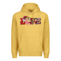 Antique Gold valentine's day cupid sunflowers love Premium Hoodie - RanaPortraitStore
