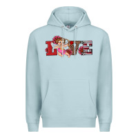 Blue Mist valentine's day cupid sunflowers love Premium Hoodie - RanaPortraitStore