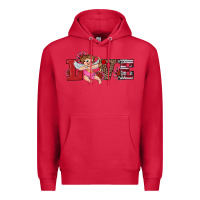 Cardinal valentine's day cupid sunflowers love Premium Hoodie - RanaPortraitStore