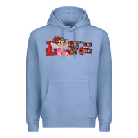 Colony Blue valentine's day cupid sunflowers love Premium Hoodie - RanaPortraitStore