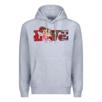 Valentine's Day Cupid Sunflowers Love Premium Hoodie | Teevron