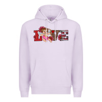 Lilac valentine's day cupid sunflowers love Premium Hoodie - RanaPortraitStore